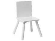 Kids Table and Chair Set MOONTA White_1043820