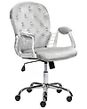 Desk Chair PRINCESS Velvet Light Grey