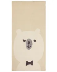 Kids Rug SIMAU Beige 80 x 150 cm Cotton_866573