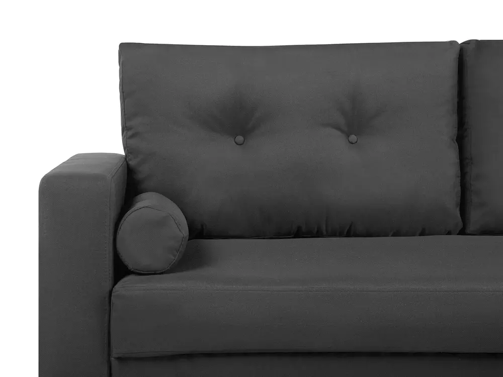 Sofa 2 Seater KALMAR Fabric Dark Grey_755642