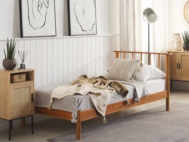 Wooden EU Single Size Bed Light BARRET