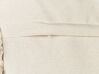 Bézs pamut díszpárna kétdarabos szettben 45 x 45 cm OLEARIA_914021