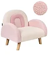 Kids Armchair Rainbow OMBO Boucle Pastel Pink