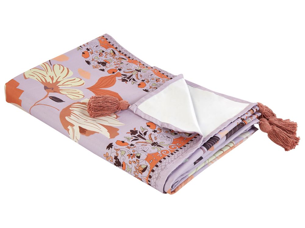 Picnic Blanket 150 x 200 cm Purple TUFKI Beliani.cz