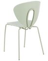 Lot de 2 chaises vertes TRACY_929889