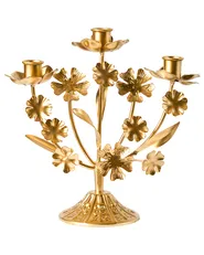 Candle Holder RAMADA 25 cm Metal Gold_968324