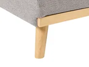 Corner Sofa Bed 3 Seater KAARINA Fabric Grey Left Hand_981836
