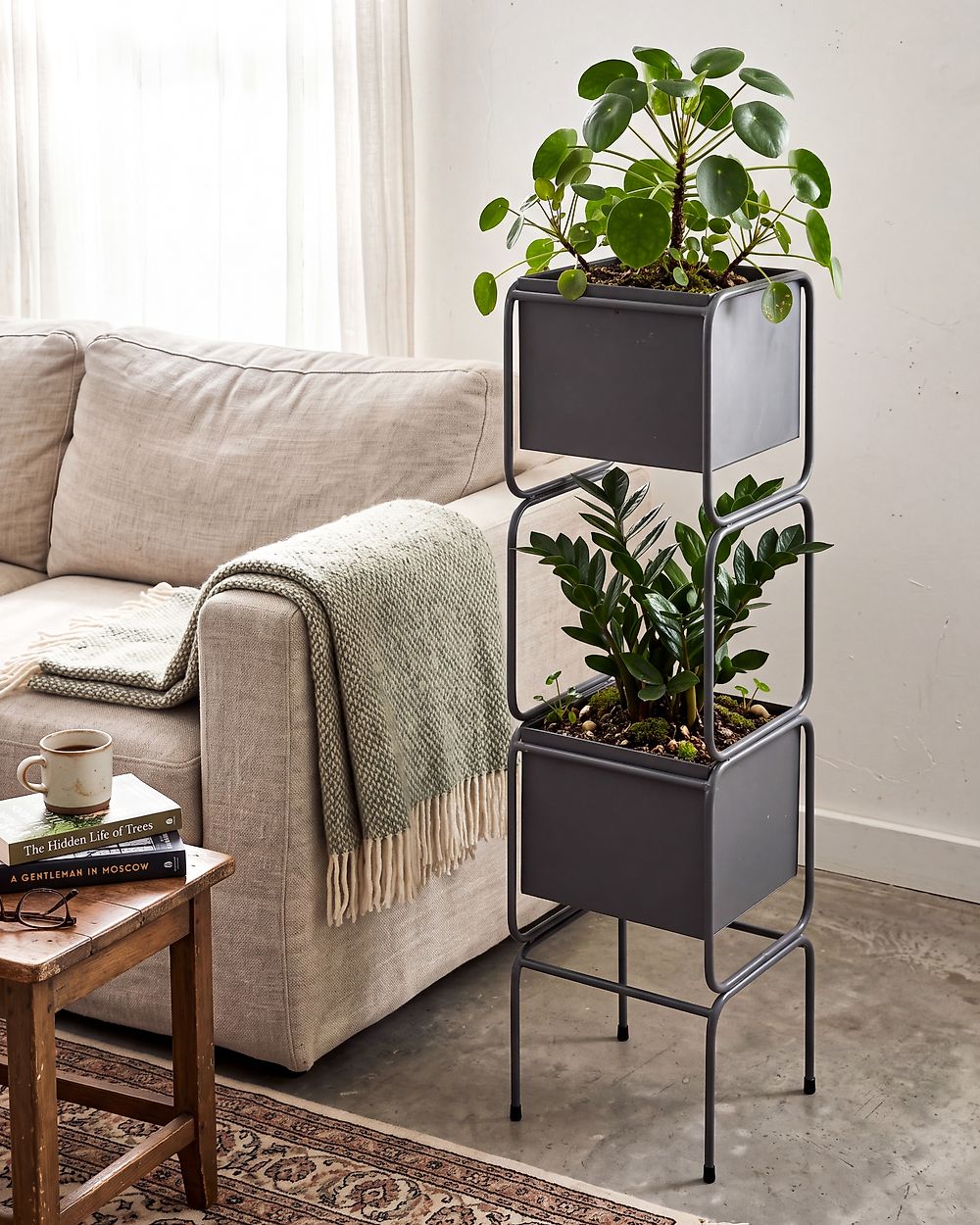 Plantestativ COTINUS 20 cm Metal Sort