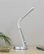 LED Desk Lamp CANOPUS with USB Port Silver_1021294
