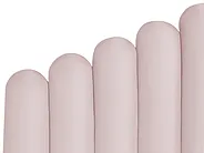 Ottoman Bed VINCENNES Velvet Pastel Pink 140 x 200 cm (EU Double)_837326
