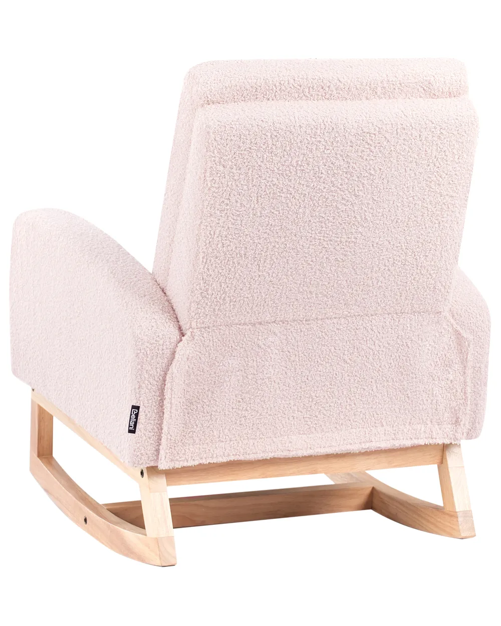 Sedia a dondolo per bambini NORBY Bouclé Rosa pastello_989261