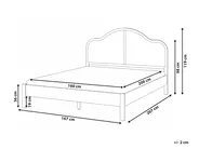 Bed HOUNOUX 160 x 200 cm (EU King Size) Light Brown_1047749