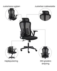 Kontorstol ERGONOX Sort_1071050