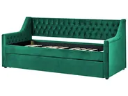 Trundle Bed Velvet MONTARGIS 90 x 200 cm (EU Single) Emerald Green_827012
