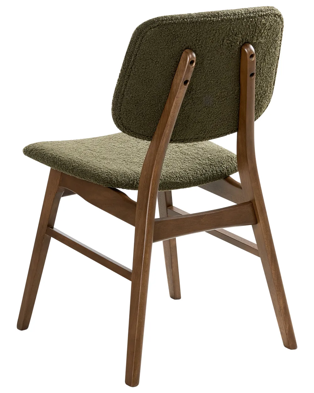 Lot De 2 Tabourets De Bar Finnian Lexicon – Bois Massif, Finition Cerise Vieillie – Hauteur D'assise 44,5 Cm