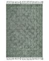 Bavlnený koberec 160 x 230 cm zelený KARS_848854
