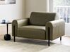 Conjunto de sofás 4 lugares em tecido verde escuro ASKIM_919054