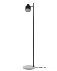 Lampada da pavimento CORBONES Regolabile Metallo Nero_697739