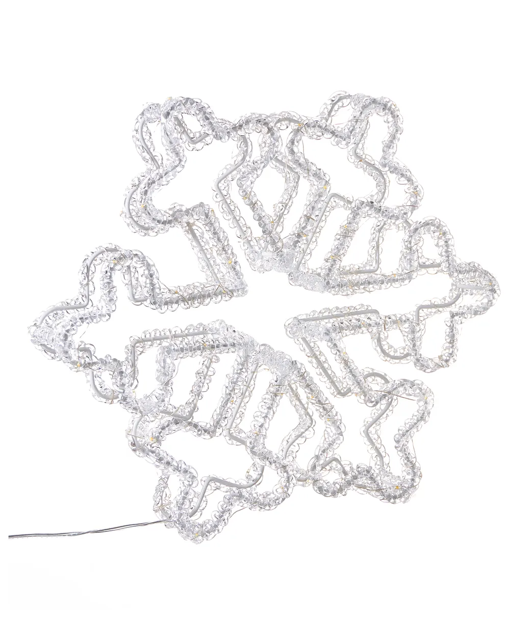 Outdoor Decoration LED SILVERAN 28 cm Snowflake White_1020639