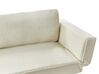 Sofa rozkładana boucle biała SAARELA_932755