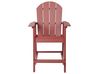 Garden Bistro Set Red ADIRONDACK_938586