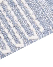 Tappeto ANSAR Blu 160 x 230 cm Cotone_861033