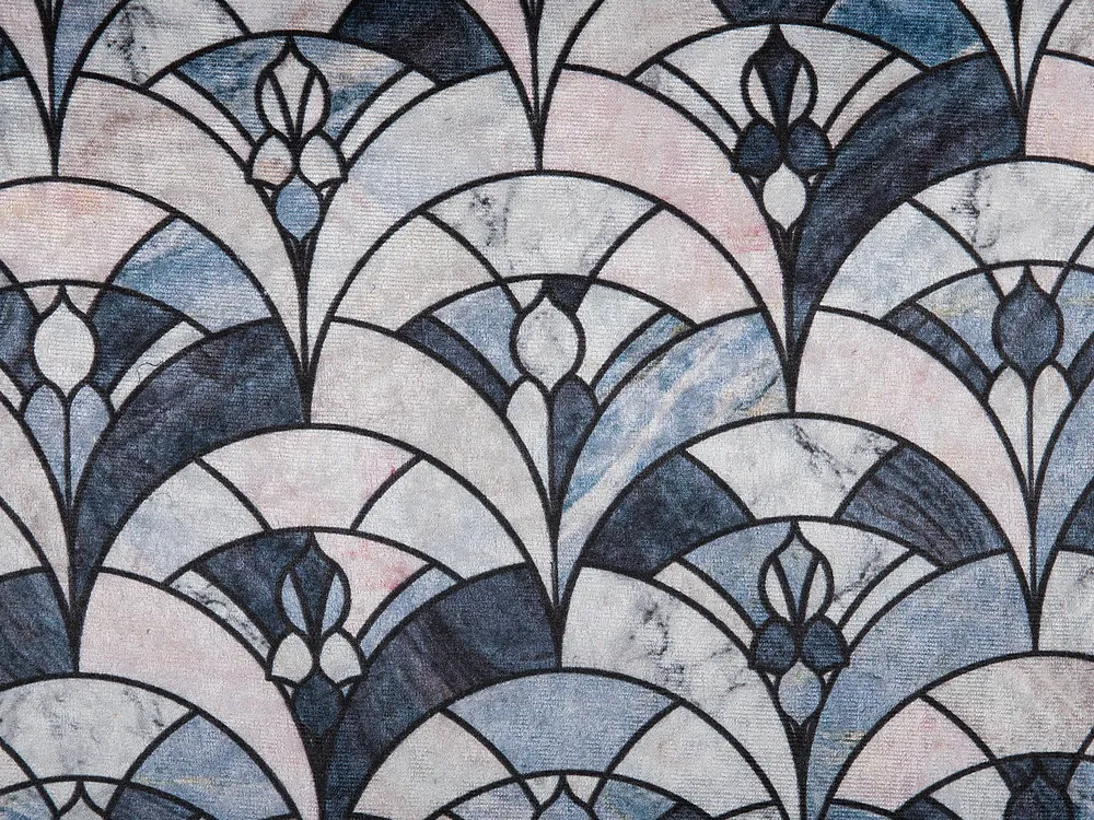 Zestaw 2 poduszek dekoracyjnych KOODAL 45 x 45 cm Kolorowy Wzór geometryczny_768878