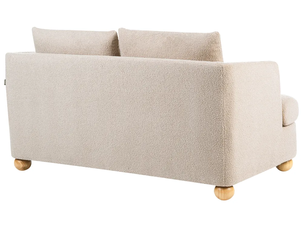 Divano 2 posti RATTVIK Bouclé Beige_1066782