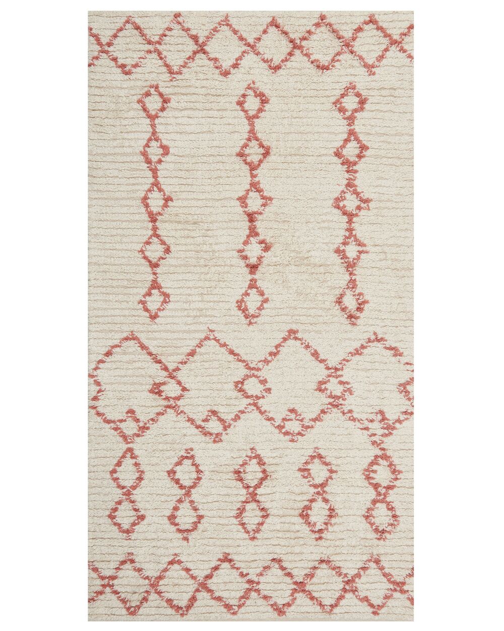 Rug BUXAR Beige 80 x 150 cm Cotton