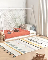 Tappeto per bambini ZAYSAN Verde 140 x 200 cm Cotone_907027