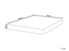 Fehér habszivacs matrac levehető huzattal 140 x 200 cm CHEER_909472