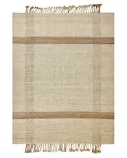 Rug YELMEZ Beige 140 x 200 cm Jute_847644