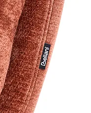 Poltrona giratória AREMARK Chenille Castanho dourado_1158559
