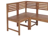 Balcony Dining Set 4 Seater TREIA Acacia Wood Brown_811882