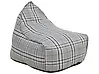Puf cojín 200 L DROP LINEN 63 cm 75 cm Gris