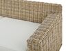 2 Seater Rattan Garden Sofa Natural ARDEA_785357