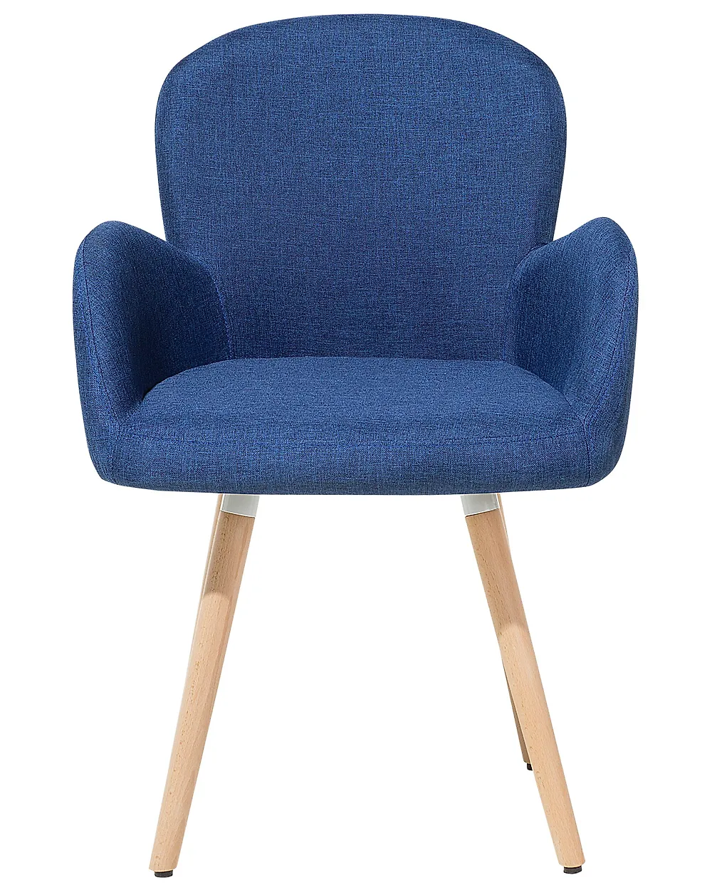 Lot De 2 Chaises De Salle à Manger Brookville - Tissu Gris Clair Style Rétro - Beliani - Neufes