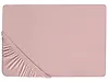 Fitted Sheet HOFUF 200 x 200 cm Cotton Pink