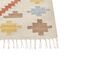 Cotton Kilim Runner Rug 80 x 300 cm Multicolour ATAN_869108