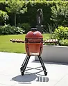 Faszén grill KAMADO Kerámia Piros