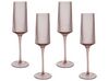Champagneglas 4 st 22 cl rosa AMETHYST_912553