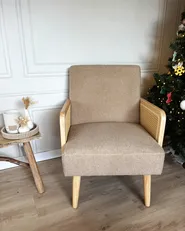 Armchair HOJBY Boucle Sand Beige_1046166