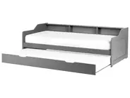 Trundle Bed Pine Wood EDERN 90 x 200 cm (EU Single) Grey_945966