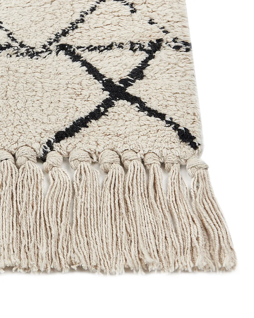 Tappeto ZEYNE Beige 160 x 230 cm Cotone_840042