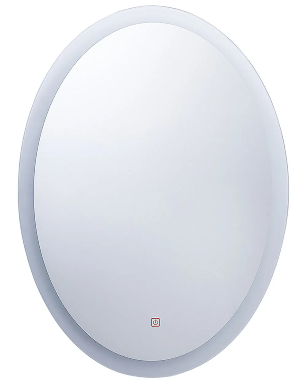 Lustro łazienkowe LED VIRIAT 60 cm 80 cm Srebrny