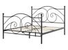 Metal EU Double Size Bed Black DINARD_765085