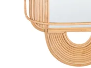 Wall Mirror ALCORN 70 cm 90 cm Rattan Natural_894138