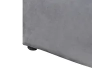Ottoman Bed BOUSSE Velvet Dark Grey 180 x 200 cm (EU Super King)_862611