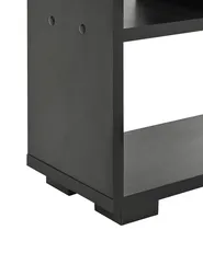 Regał ALMA 122 cm Brązowy/ czarny_955747
