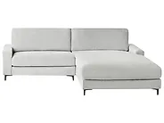 Corner Sofa MALOY Chenille Light Grey Left Hand_1183778